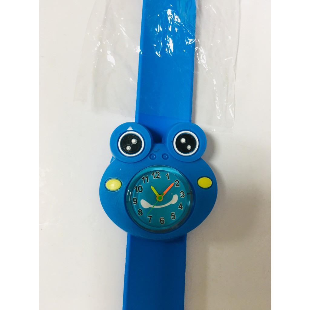 Jam Tangan Dial Bulat Gambar Kartun Lucu Untuk Anak