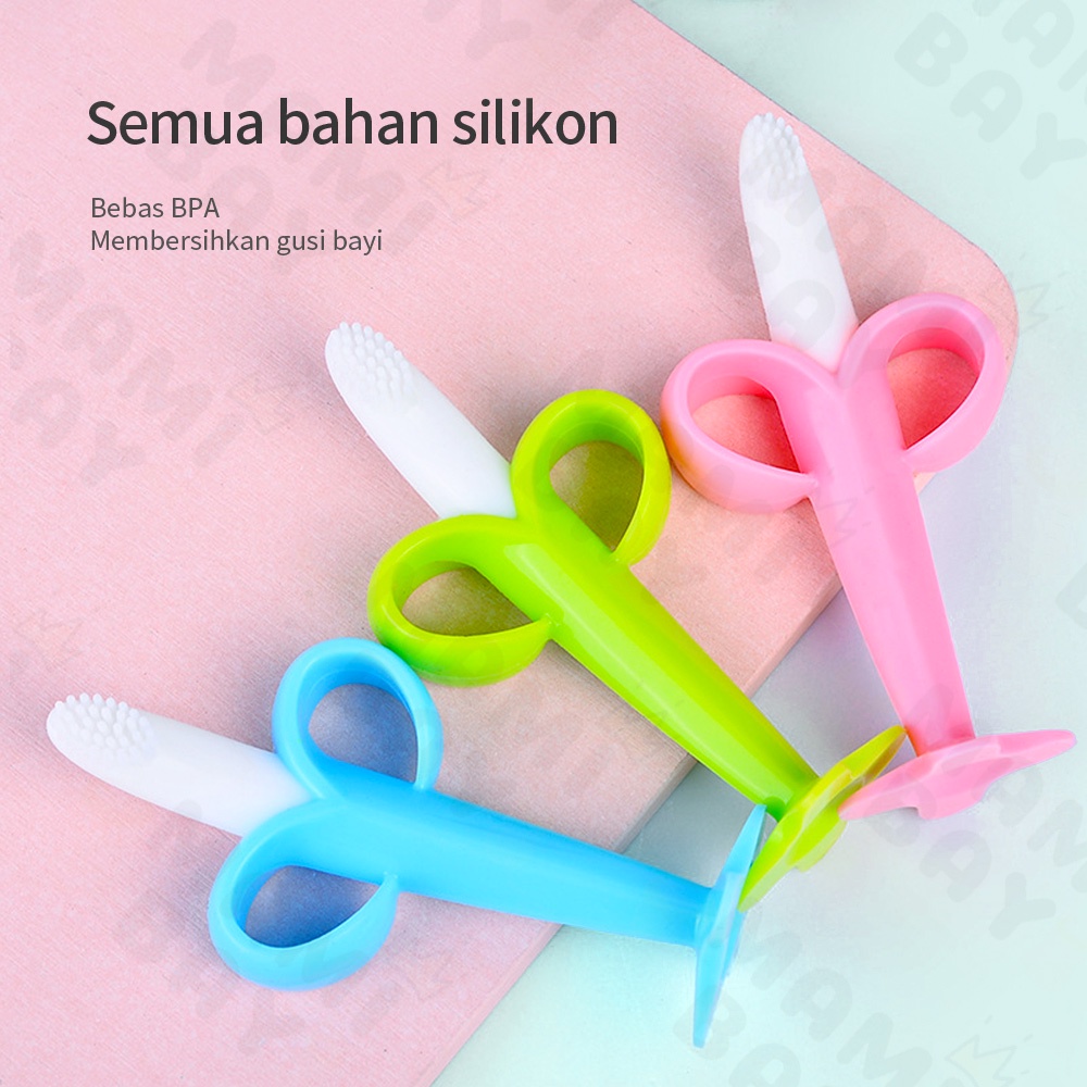 OKEYI Banana teether bayi/gigitan bayi silikon/mainan gigitan bayi