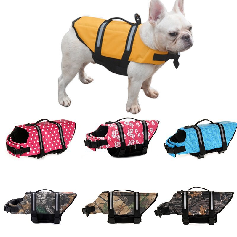 Import Safety Pet Dog Life Jacket For Dogs Summer French Bulldog Shih Tzu Swimwear Puppy Big Dog Shopee Indonesia