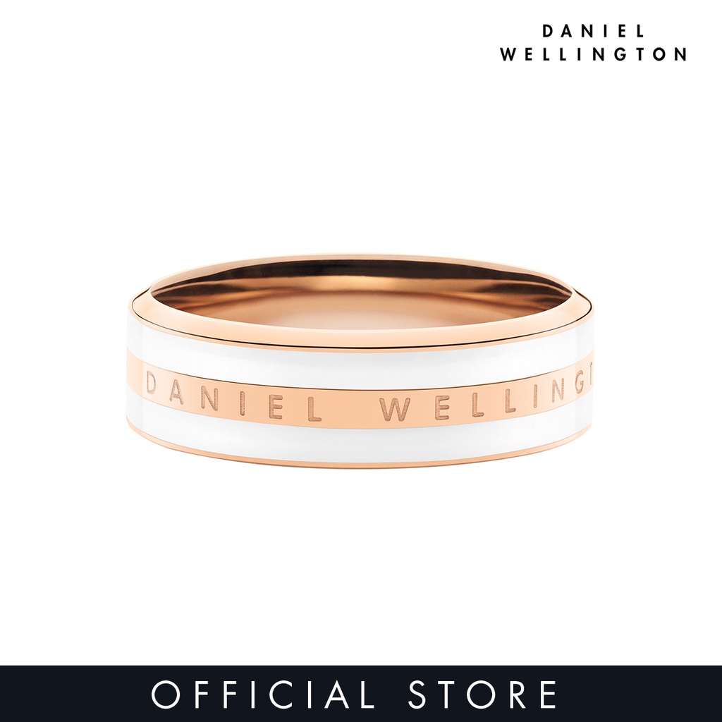 Daniel Wellington Emalie Ring Satin White RG 52 - DW00400041