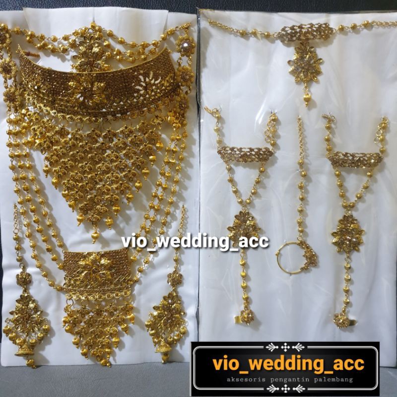 Set kalung india gold mewah(lengkap)