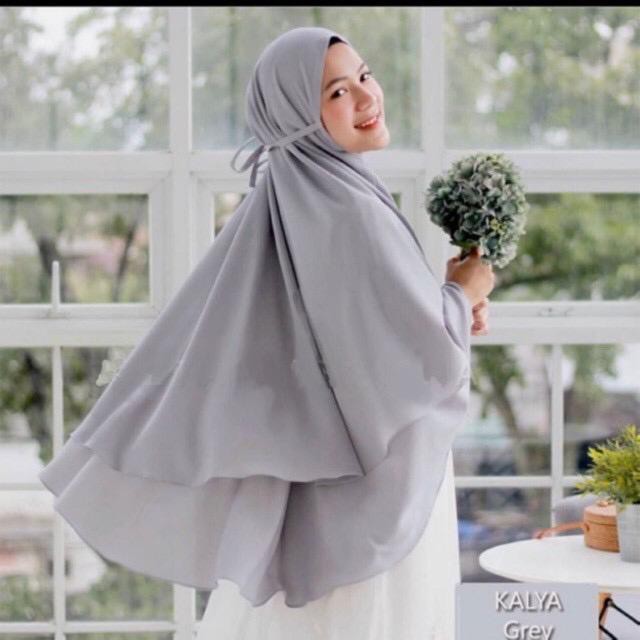 KERUDUNG 2 LAYER DIAMOND XL/KHIMAR KAYLA/HIJAB TALI 2 LAYER/BERGO INSTAN/JILBAB TALI