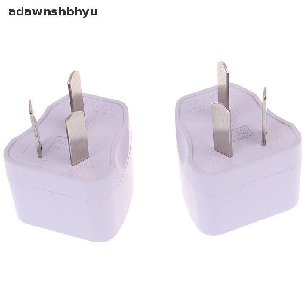 Adaptor Colokan Listrik Travel Universal adawnshbhyu USA EU EURO Asia to AU Australia 3pin