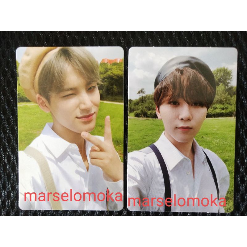 wtt /wts pc photocard beret seungkwan seventeen mingyu an ode hope album sealed wonwoo jeonghan dk