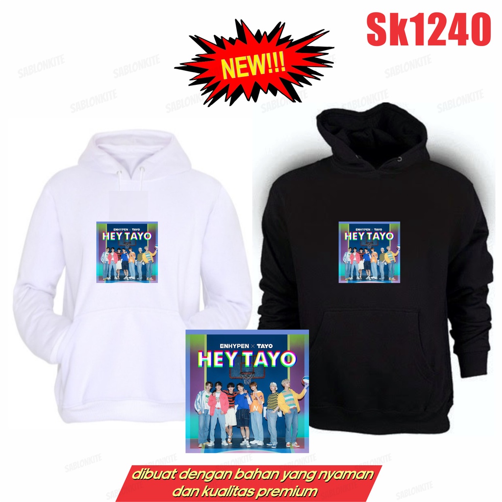 MURAH!!! HOODIE SWEATER HEY TAYO SK1240 UNISEX KPOP