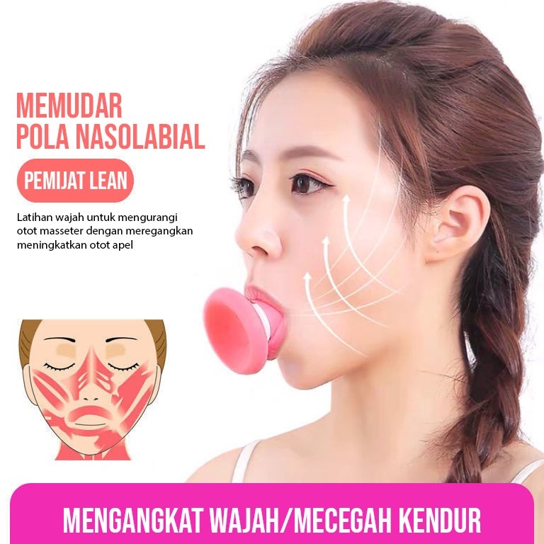 Alat Penirus Wajah Pipi Dagu Rahang Slimming Tirus Silikon Pelangsing Face Ball Muka Trainer Korea P