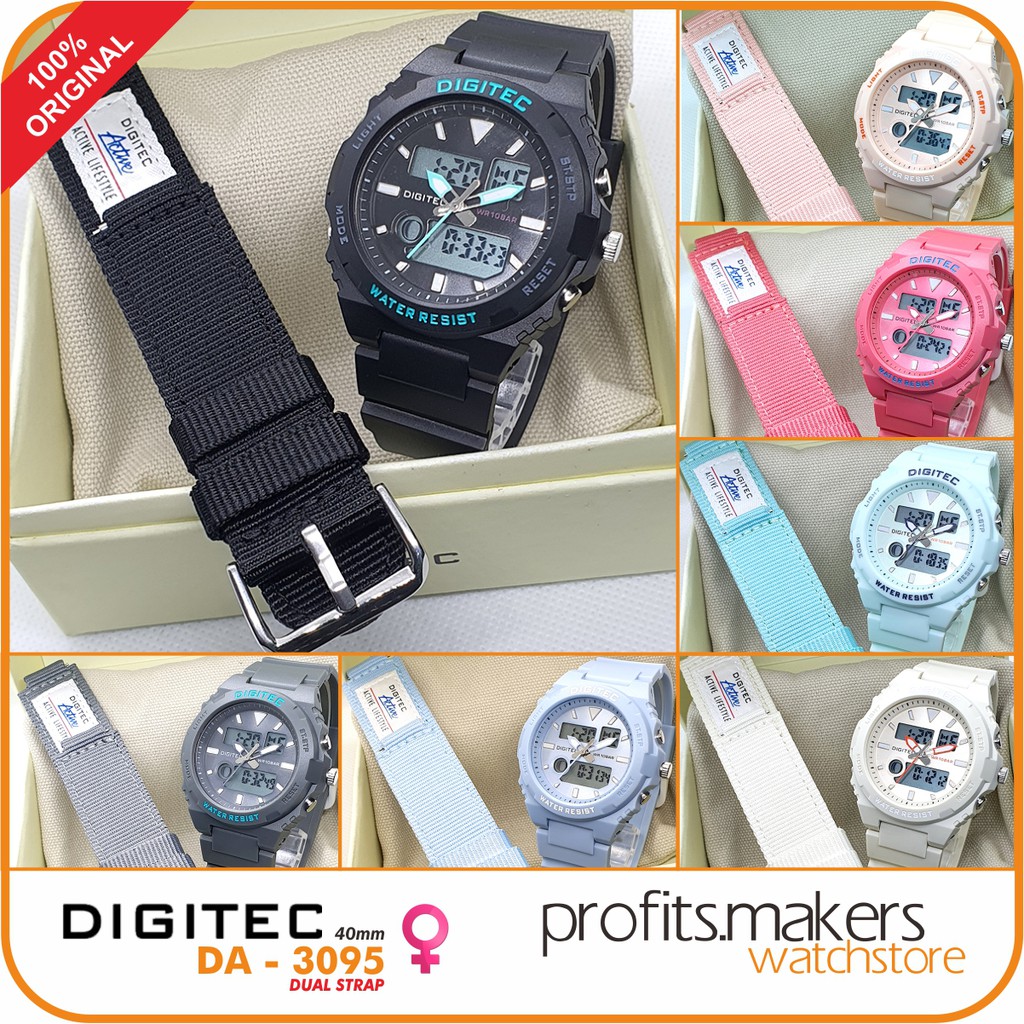 NEW!! DIGITEC DG 3095 / DA 3095 / DA3095 Watch Jam Tangan ORIGINAL