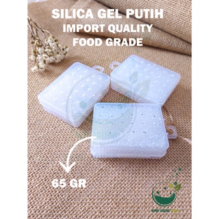 Silika Gel Putih / Silica Gel White Kotak 65gr IMPORT