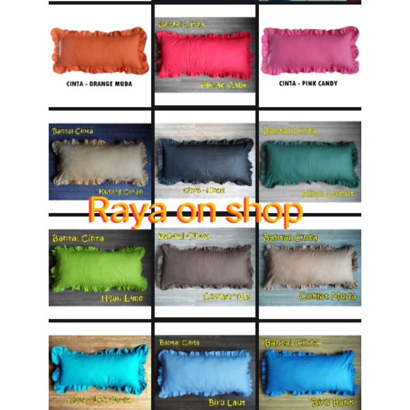 Sarung Bantal cinta polos embos /sarung bantal cinta jumbo embos polos halus dan lembut Part 2