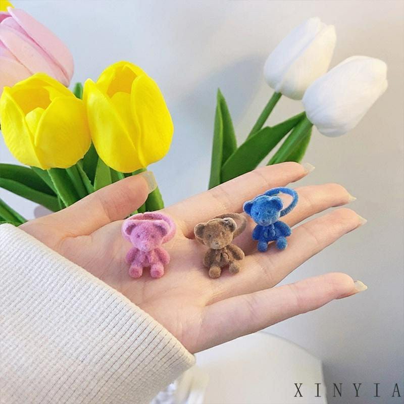 Cincin Anak Timbul Bear Lucu Karakter Cewek Unicorn Pink Mainan Perempuan