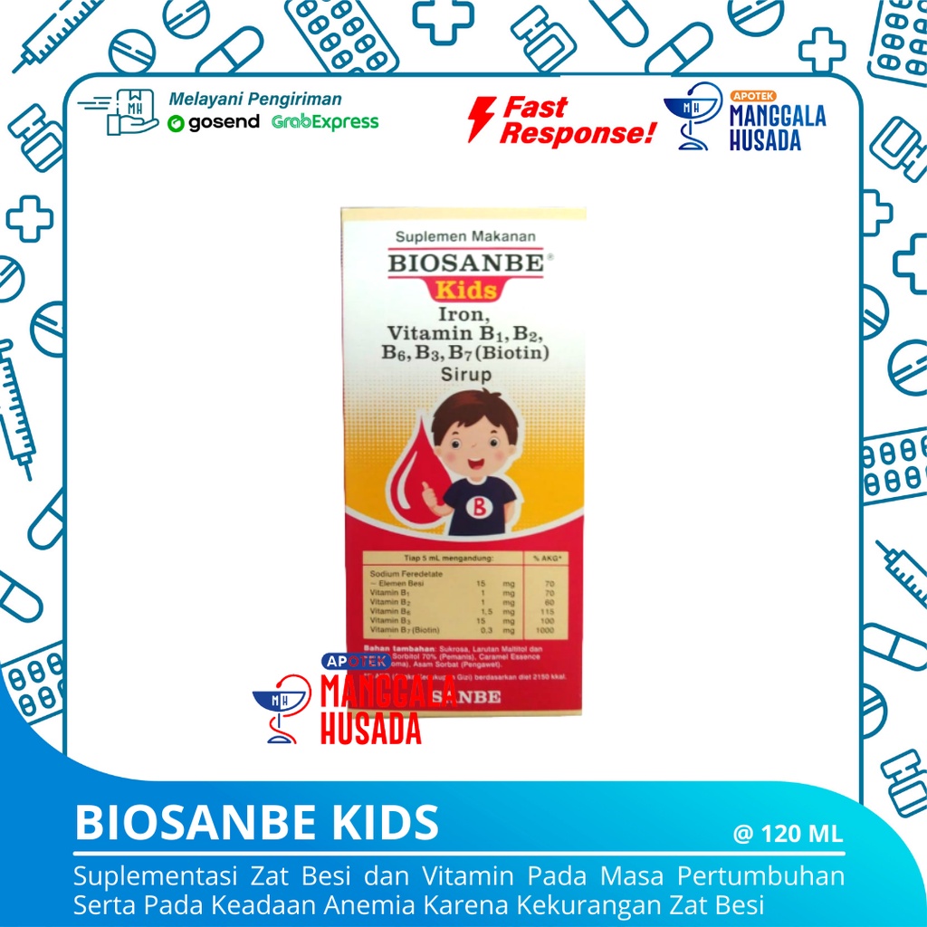 BIOSANBE KIDS SIRUP @ 120 ML