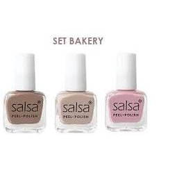 Salsa Nail Polish (Ecer) Nude Series 01 | Nude 02 | Matte Set A | Glossy Set B Cat kuku