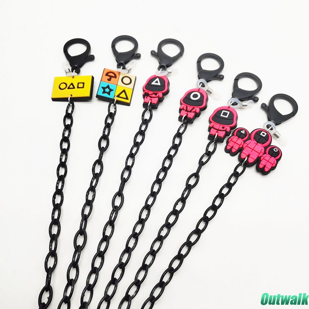 Tali Lanyard Rantai Kacamata Headset Anti Hilang Motif Kartun