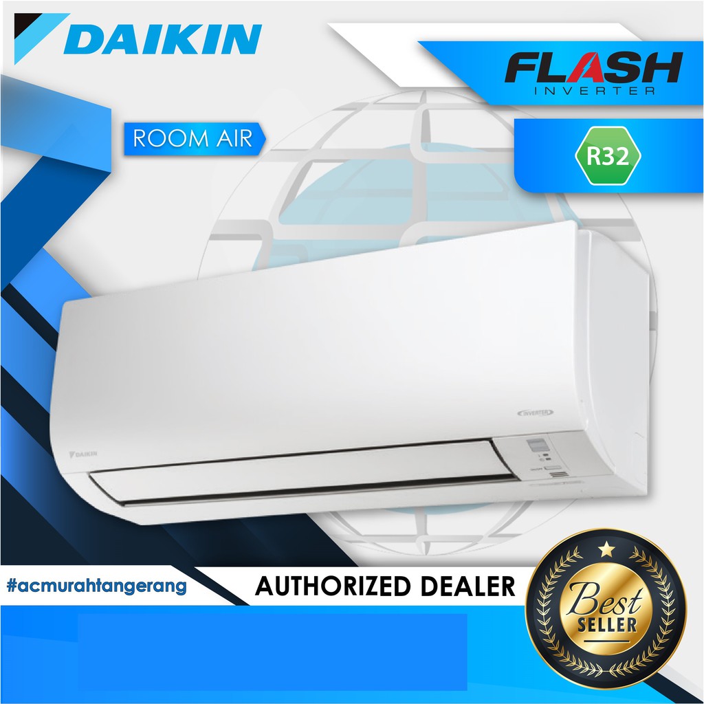 AC Daikin 0,5 PK 1/2 PK Inverter R32 FTKQ15UVM