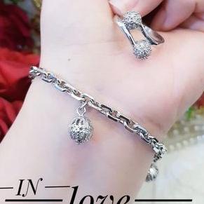 Xuping Set Gelang Dan Cincin Wanita L748