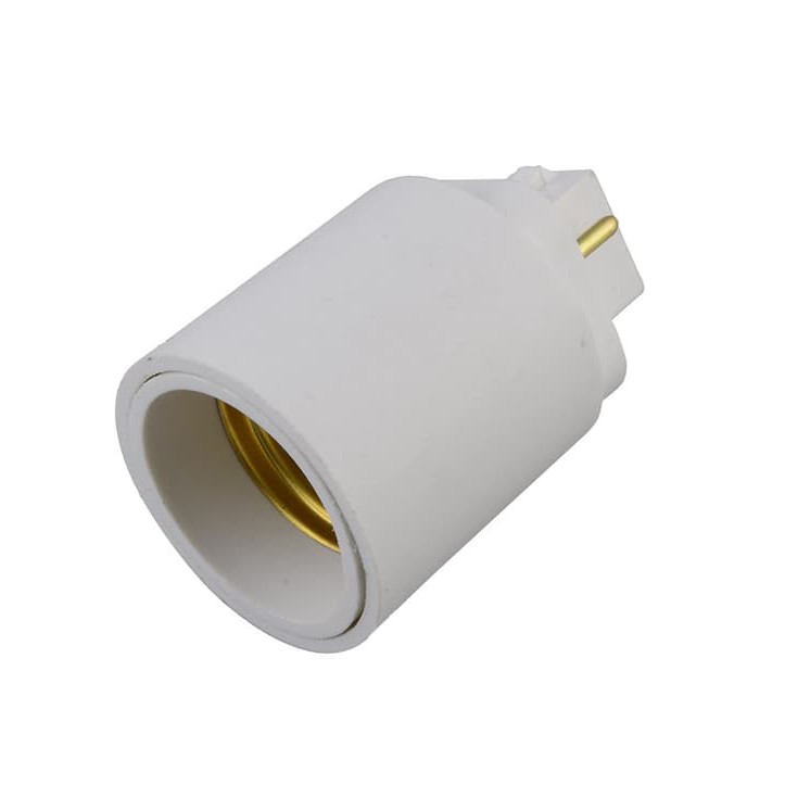 Ready Stok G24   E27 Converter Fitting Lampu PLC Bohlam Extension Berkualitas