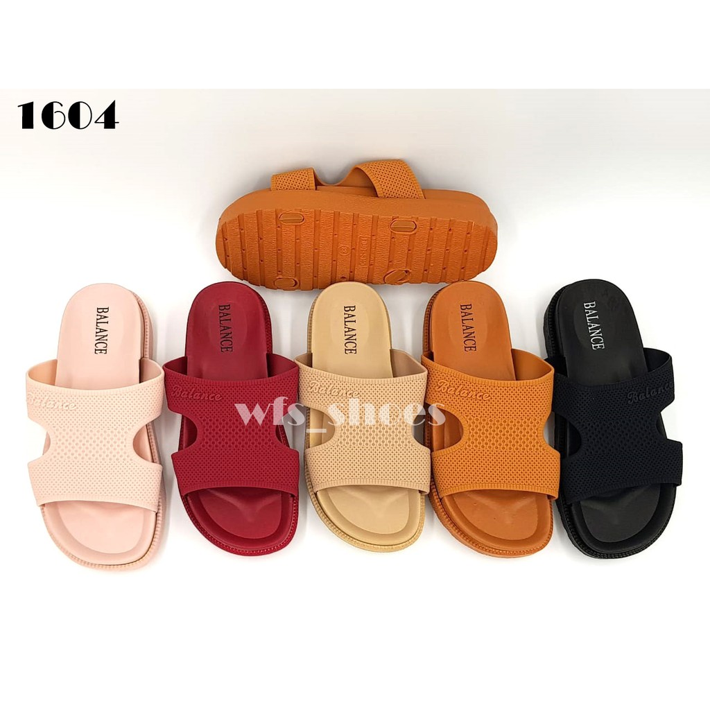  Sandal  Wanita Kokop Jelly  Impor Lentur Tebal BLC1604 