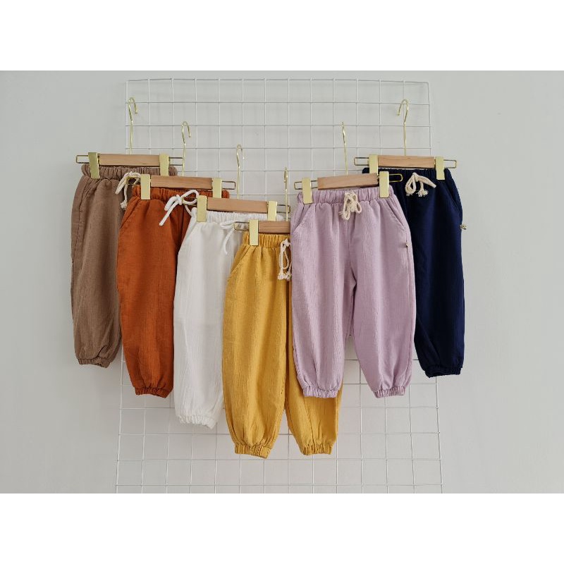 Ollet JOGER ARA pants/ celana anak joger perempuan laki / celana anak fashion /celana anak import / celana santai anak