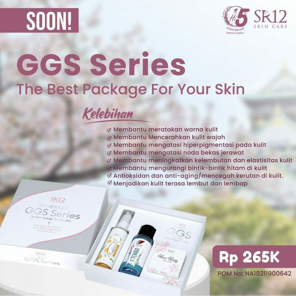 SR12 GGS SERIES / GLOW GLASS SKIN / PAKET GLOWING INSTAN / SEMUA JENIS KULIT / BUMIL BUSUI