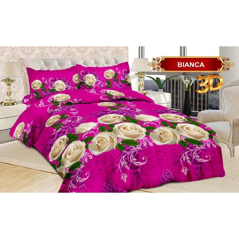sprei bonita motif bunga 160x200 atau 180x200
