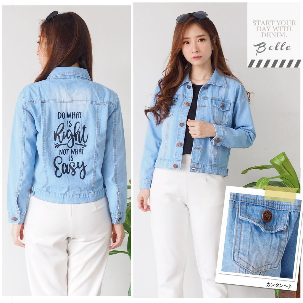 JAKET JEANS EASY