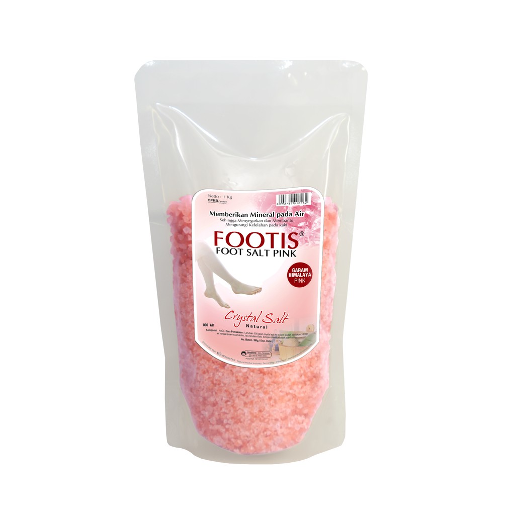 

Borobudur - Footis Foot Salt Pink Kemasan 1000 Gram