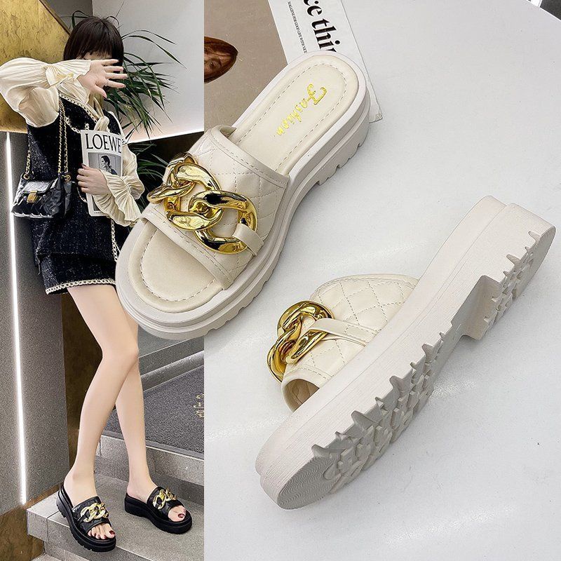 NFK16 - Sandal Wedges Fashion Wanita Import Terbaru