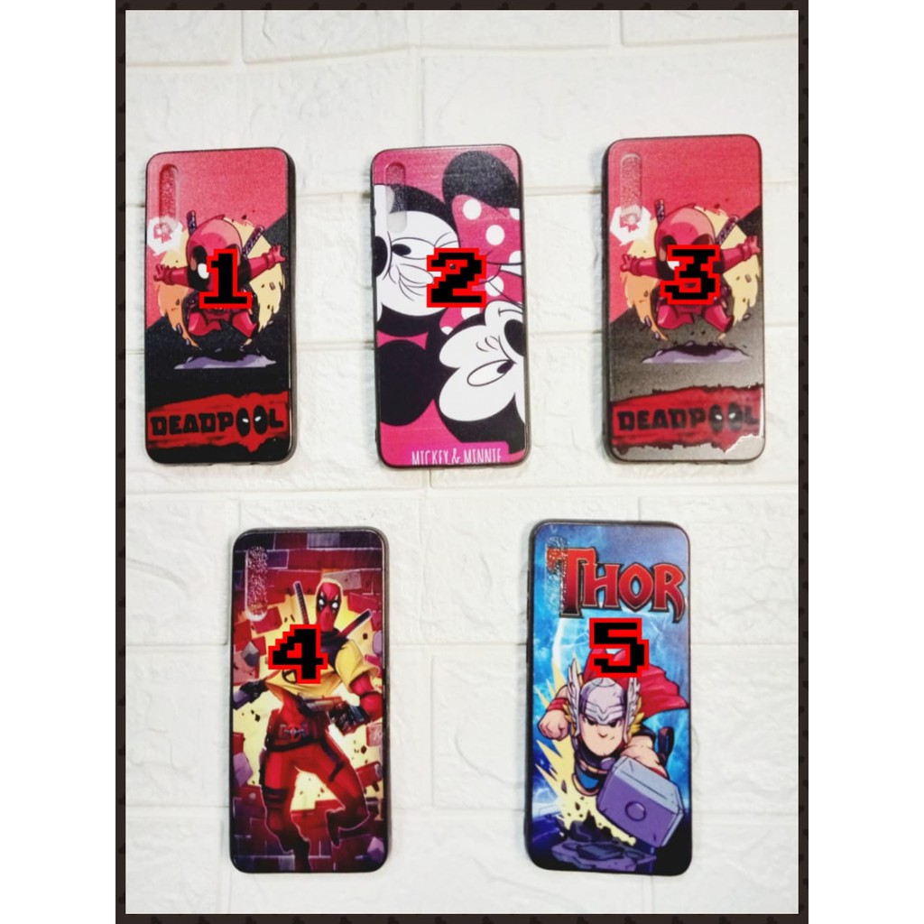 CASE SAMSUNG GALAXI A30 S MOTIF KARUN  DEAPOOL MICIMOS THOR UTRAMEN