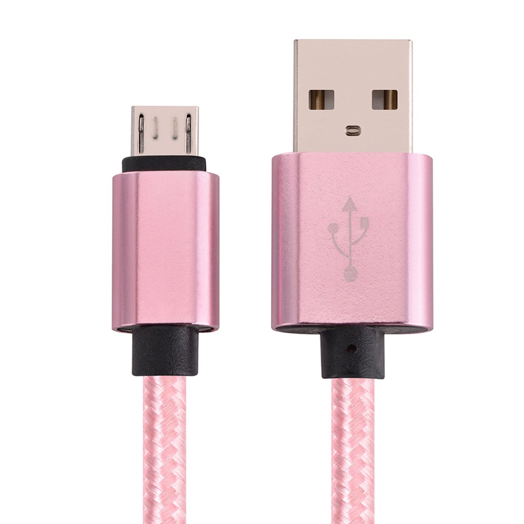 [HOT DEALS] Premium Kabel Data / Charger Micro USB Fast Charging Model Kepang Nilon untuk Android