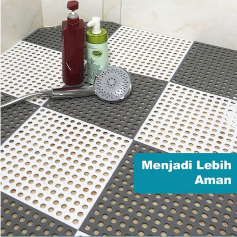 Karpet Kamar Mandi Anti Slip Ukuran 30x30  Karpet Anti Licin Keset Kamar Mandi Anti Slip