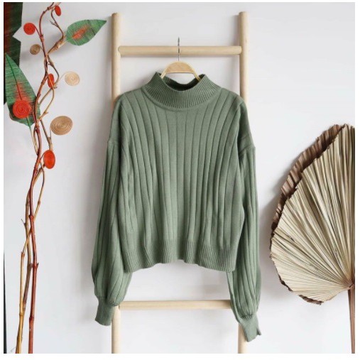 Baju Rajut Wanita Jovanka Sweater Rajut Jovanka Turtleneck