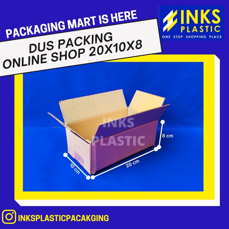 

DUS PACKING ONLINE 20x10x8/BOX KARTON POLOS (10 PCS)
