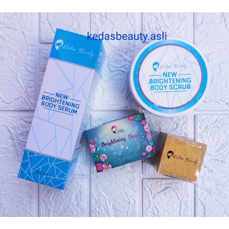 Paket Glowing 2in1 KEDAS BEAUTY skincare bpom original resmi whitening