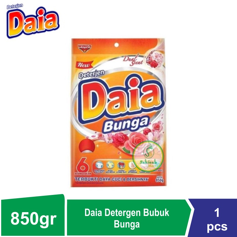 Daia Bunga Detergen Bubuk 850gr