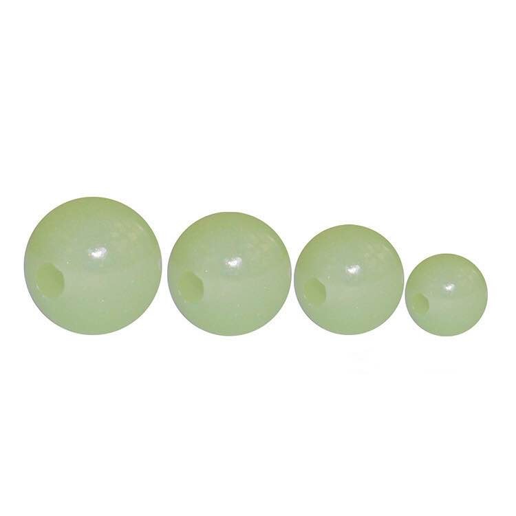 Tokushima Amlucas 50pcs Manik-Manik Bulat Luminous