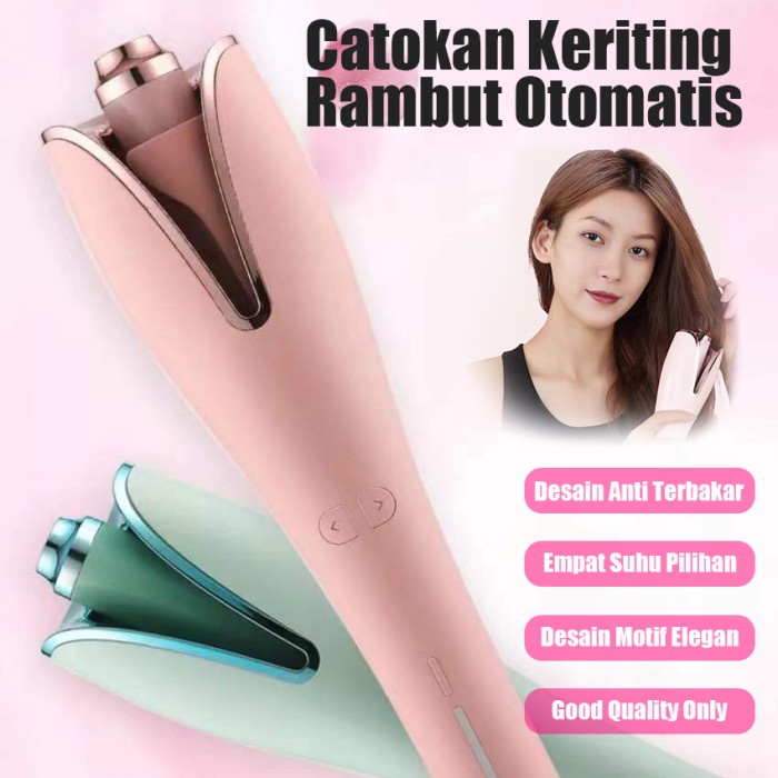 Bear Catokan Pengeriting Rambut / Catokan Rambut Keriting Listrik Portable Curling Iron otomatis 220V / RIVER Newstyle Catokan Rambut Otomatis Pengeriting Rambut Curly Pengeriting Hair Curler 30 Watt / Catokan Rambut Otomatis Newstyle Pengeriting Rambut