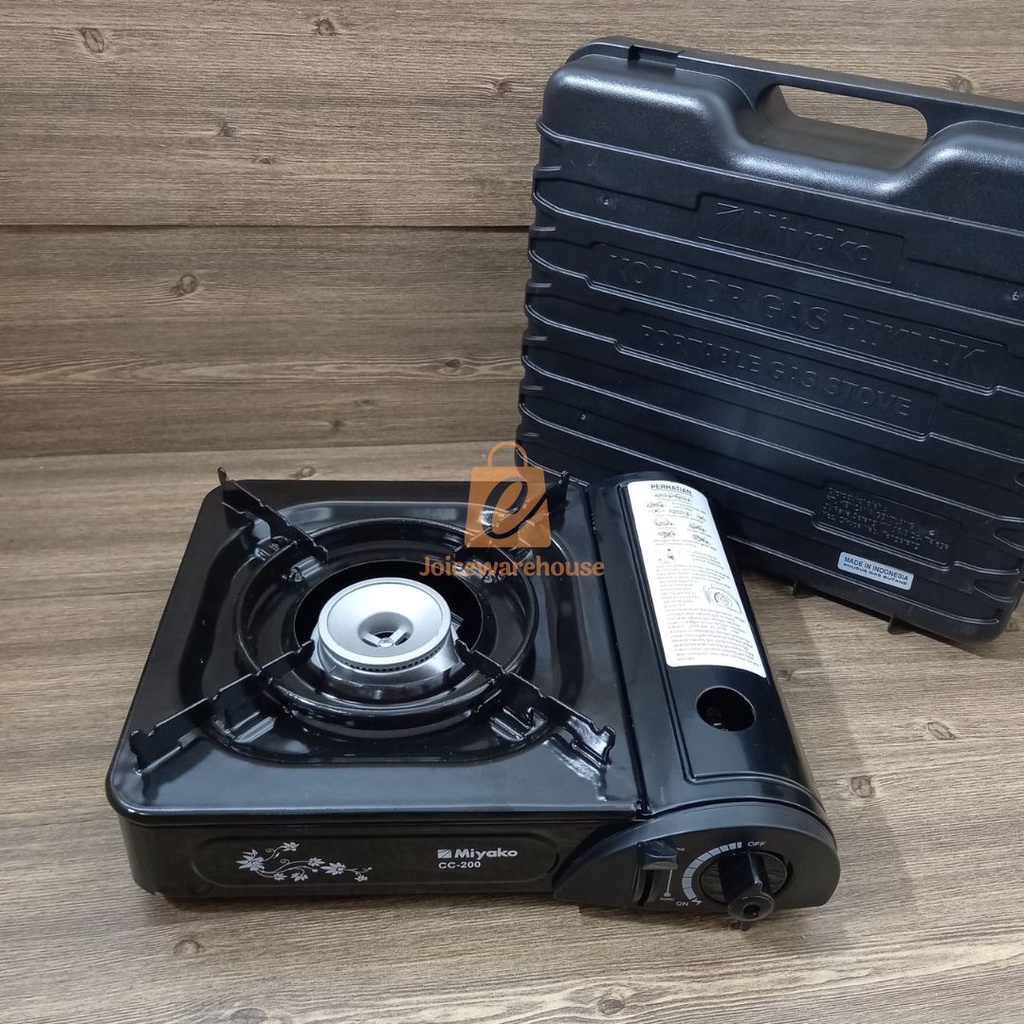 Kompor Gas Travel Miyako Portable CC-200 Hitam