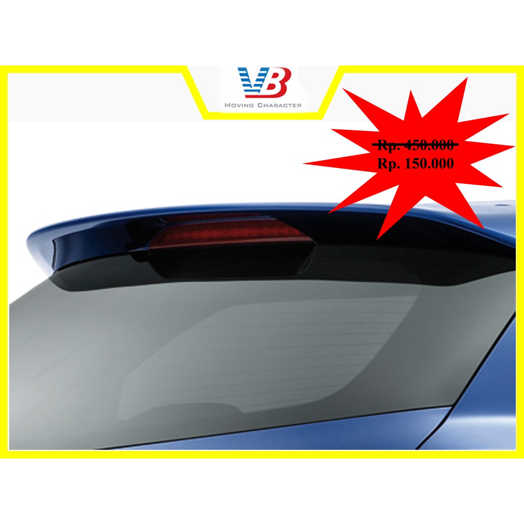 rear spoiler mazda 2 hatchback