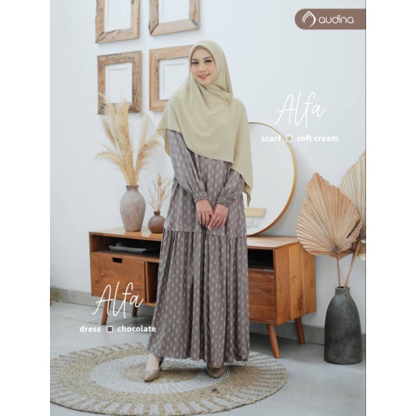 Alfa Dress by Audina#Dress #LongDress#GamisAudina#Audina