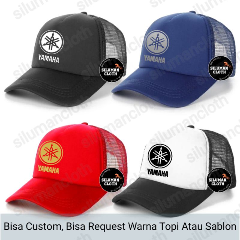 Topi Yamaha Trucker - Topi Trucker Yamaha