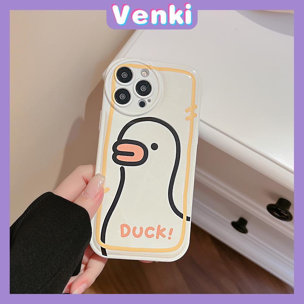 iPhone Case TPU Silicone Soft Case Airbag Shockproof Protection Camera Cute Cartoon Duck Style Compatible For iPhone 11 Pro Max 13 Pro Max 12 Pro Max 7Plus xr XS Max