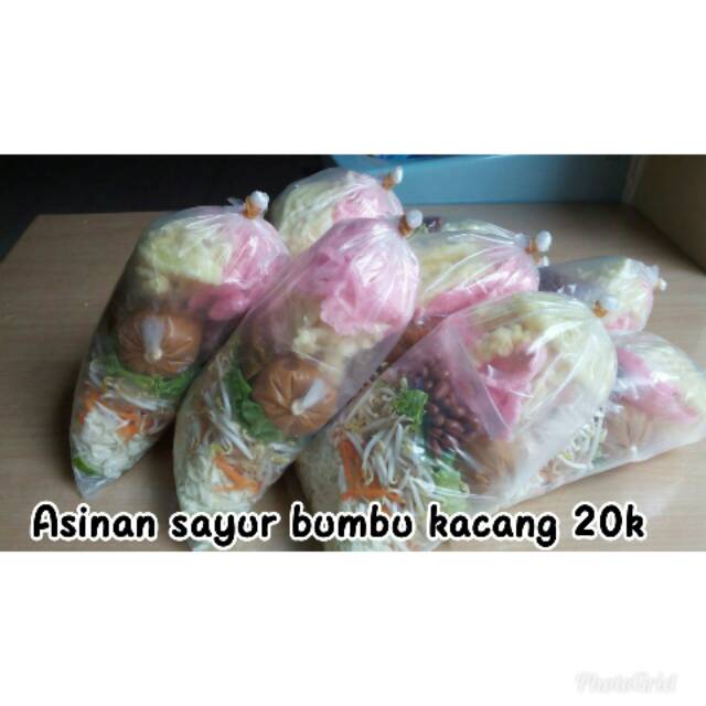 

Asinan sayur bumbu kacang