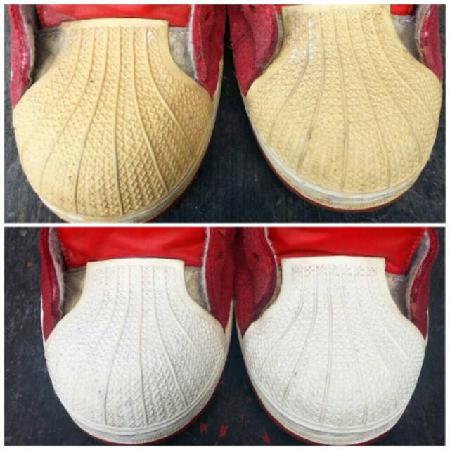 Unyellowing pemutih sepatu midsole unyellow sole bright penghilang noda kuning