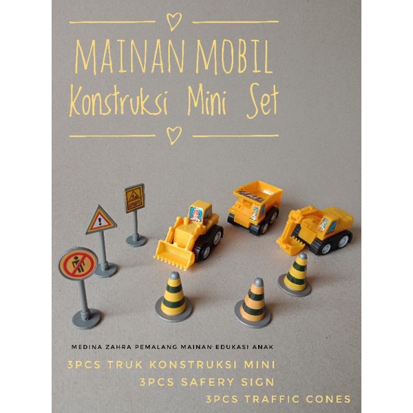 Mainan Mobil Konstruksi Set