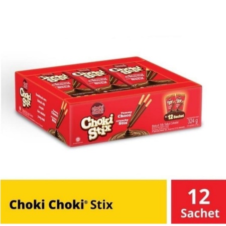 

Choki Stix | 12 Sachets x 24 gr | Mayora