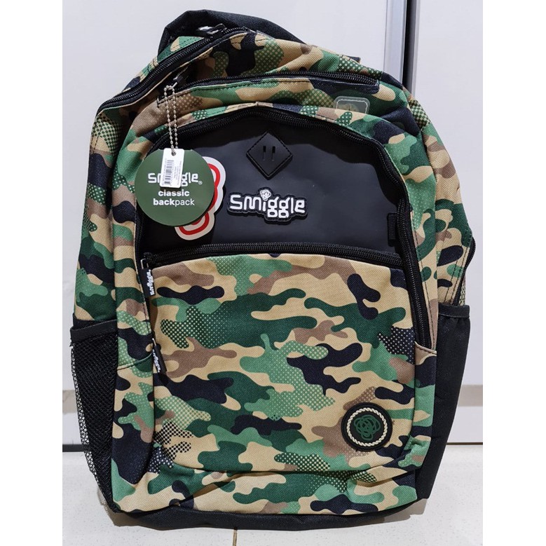 Backpack Kids Tas Ransel anak Smiggle Original Hijau Army