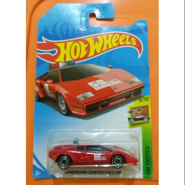 lamborghini countach pace car hot wheels