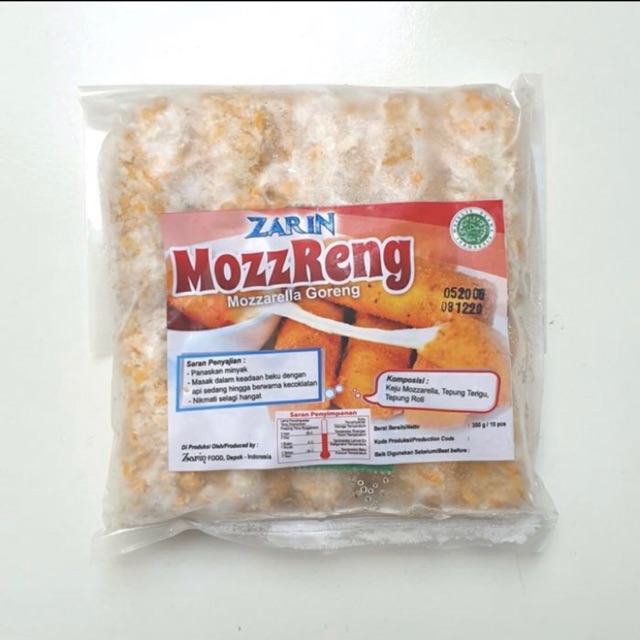 

Mozzarella goreng mozzreng fried mozzarella stick makanan beku / frozen