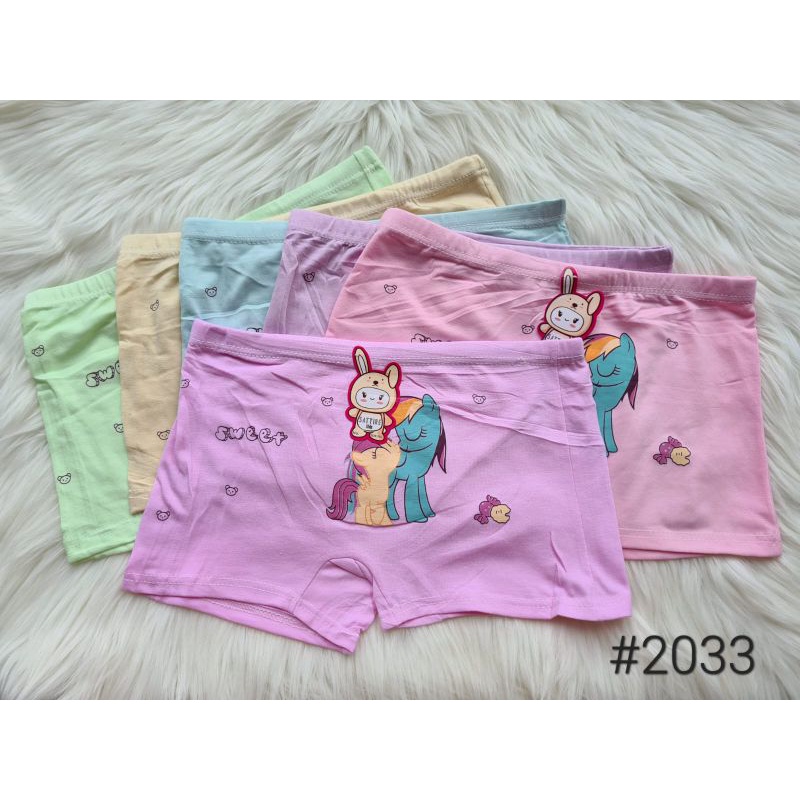6 PCS CD CELANA DALAM BOXER ANAK PEREMPUAN LITTLE PONY 2-10TH / CD BOXER ANAK PEREMPUAN LUSINAN