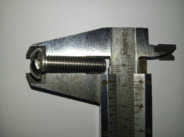 Button L M8 X 30 (3cm) stainless 304